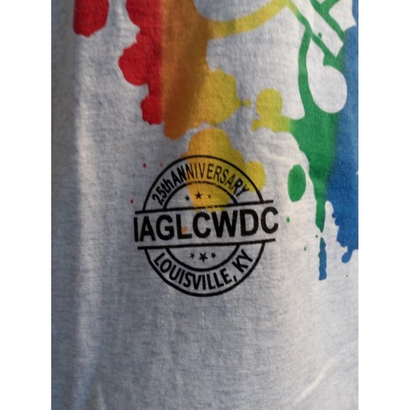 XL Collectible LGBT Souvenir Tee: 25th Anniversary IAGLCWDC Country Dance Event - Picture 3 of 6